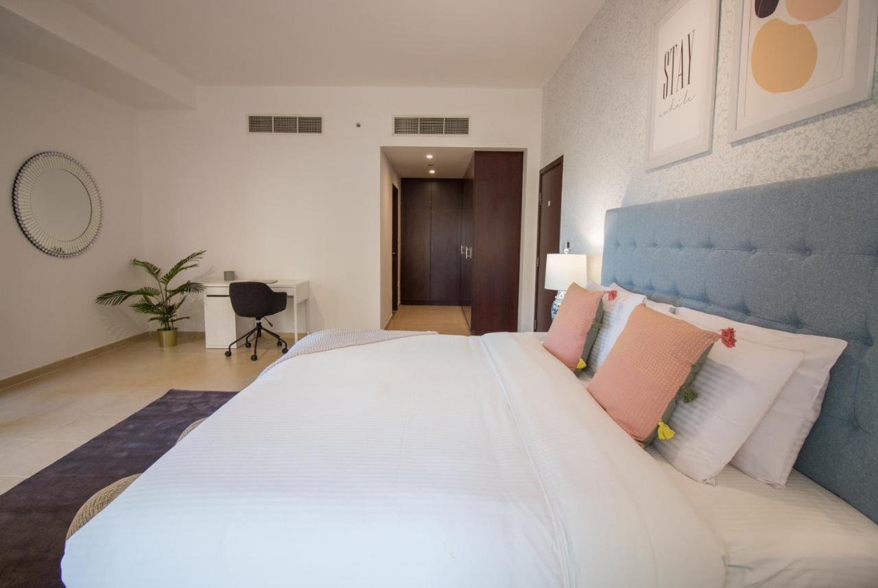 Premium 3Br! Partial Sea-View - Amwaj Apartman Dubaj Kültér fotó