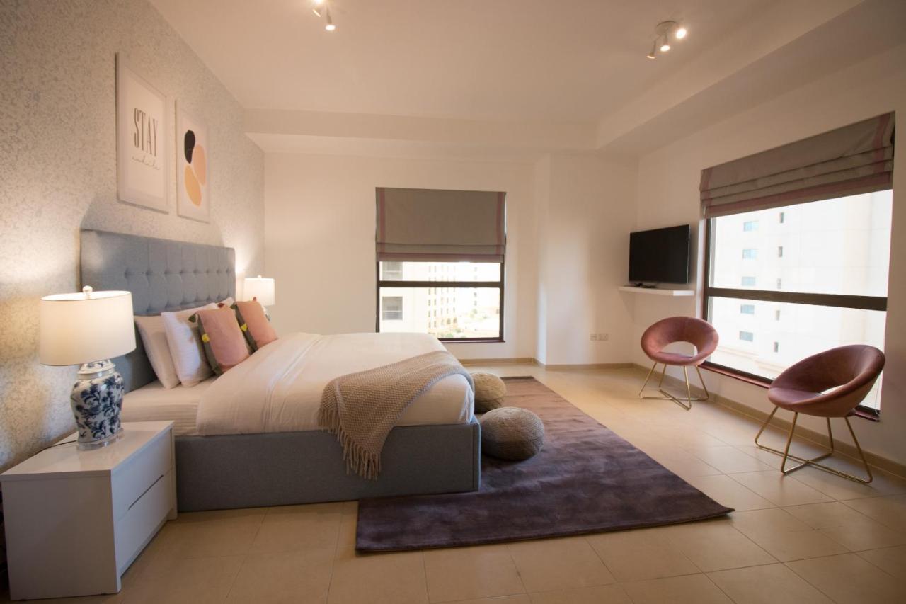 Premium 3Br! Partial Sea-View - Amwaj Apartman Dubaj Kültér fotó