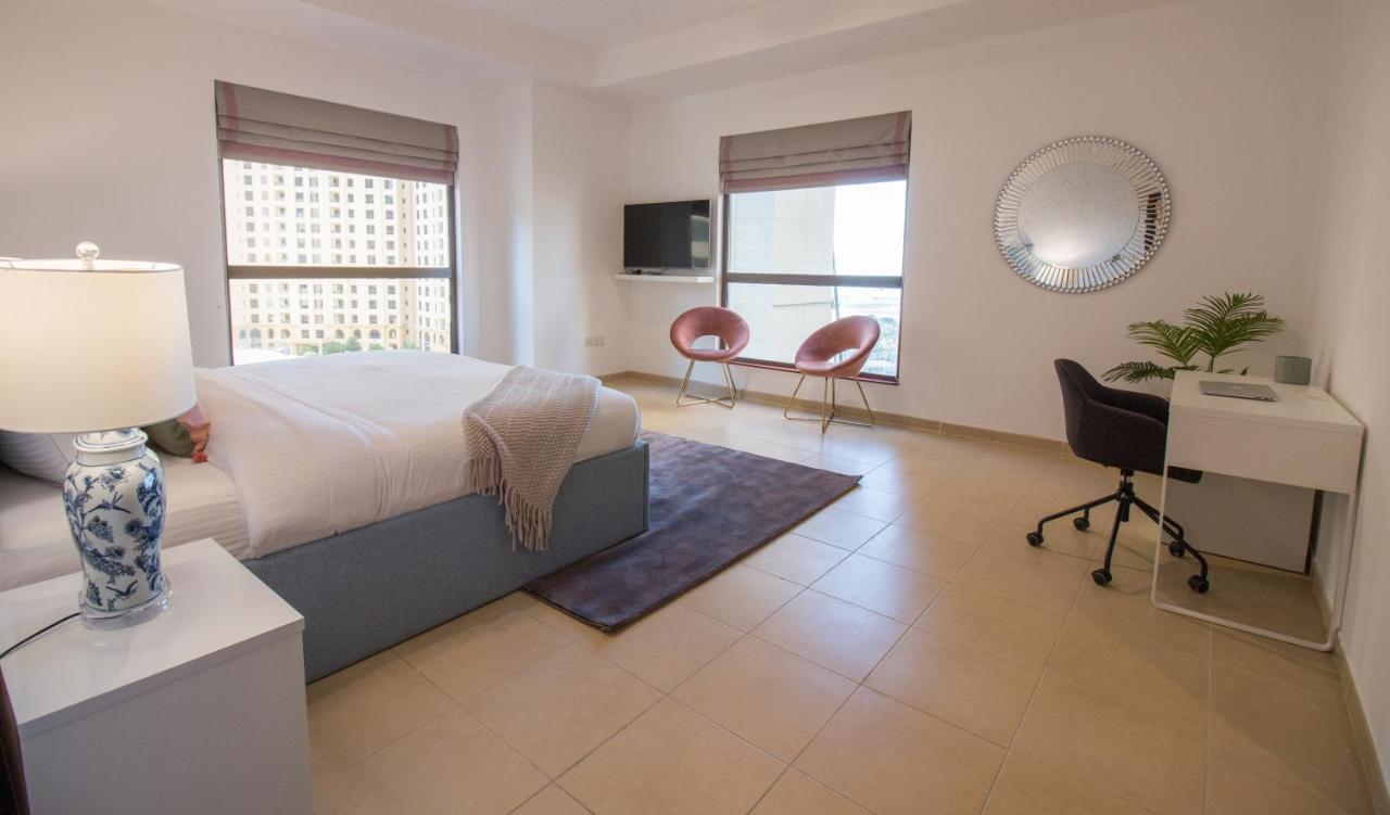 Premium 3Br! Partial Sea-View - Amwaj Apartman Dubaj Kültér fotó
