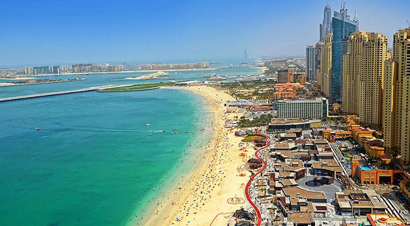 Premium 3Br! Partial Sea-View - Amwaj Apartman Dubaj Kültér fotó