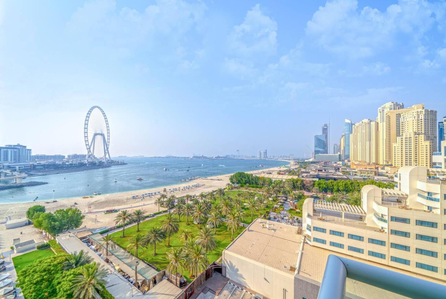 Premium 3Br! Partial Sea-View - Amwaj Apartman Dubaj Kültér fotó